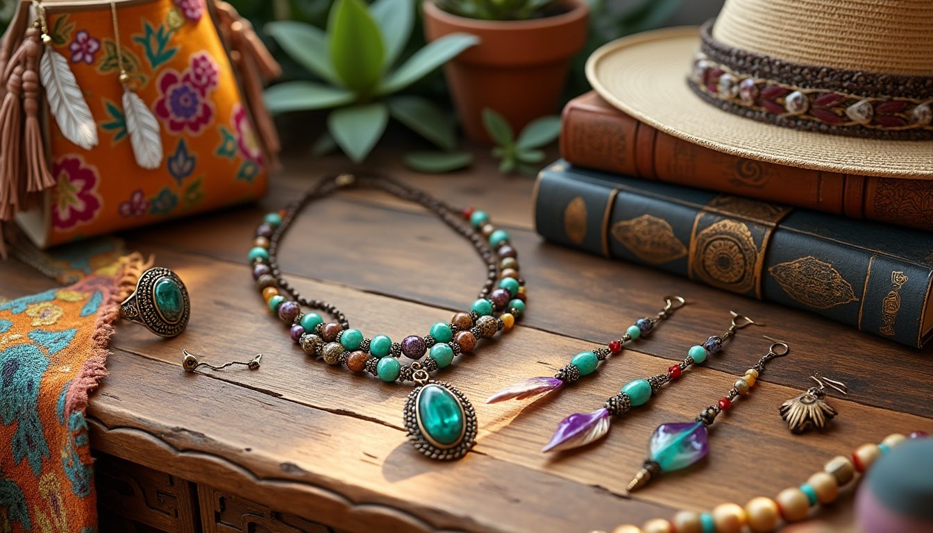 découvrez comment identifier le style boho-chic dans les bijoux. apprenez à reconnaître les motifs, les matériaux et les couleurs qui caractérisent cette tendance unique, afin de composer des looks à la fois originaux et élégants.