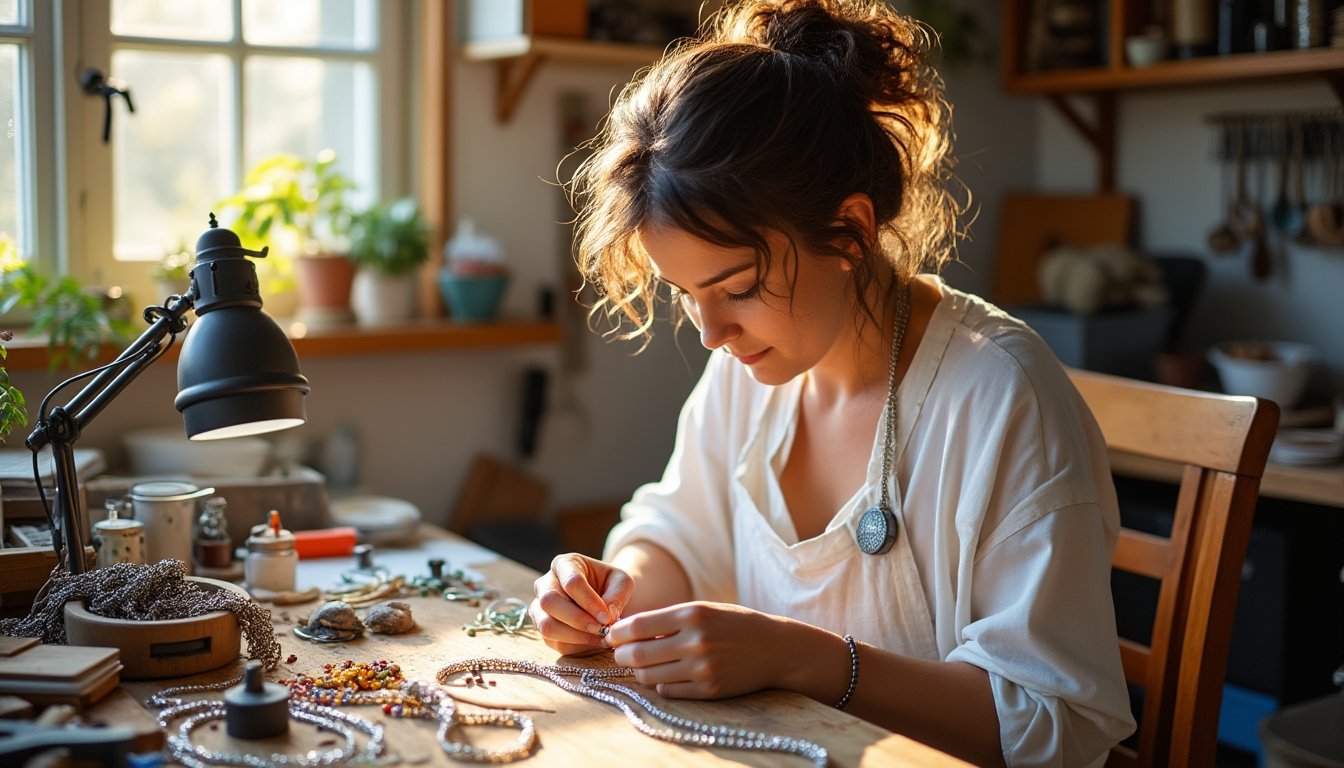 découvrez comment créer des bijoux uniques à la maison avec des matériaux simples et des techniques faciles. laissez libre cours à votre créativité et personnalisez vos accessoires pour un style qui vous ressemble.