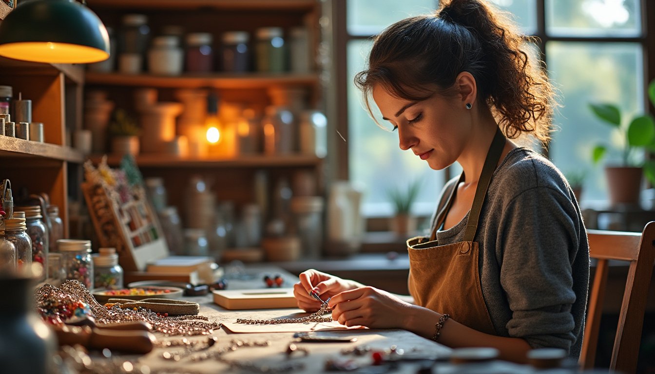 découvrez comment créer des bijoux uniques à la maison avec des matériaux accessibles et des techniques simples. laissez libre cours à votre créativité et personnalisez vos accessoires pour un style qui vous ressemble!