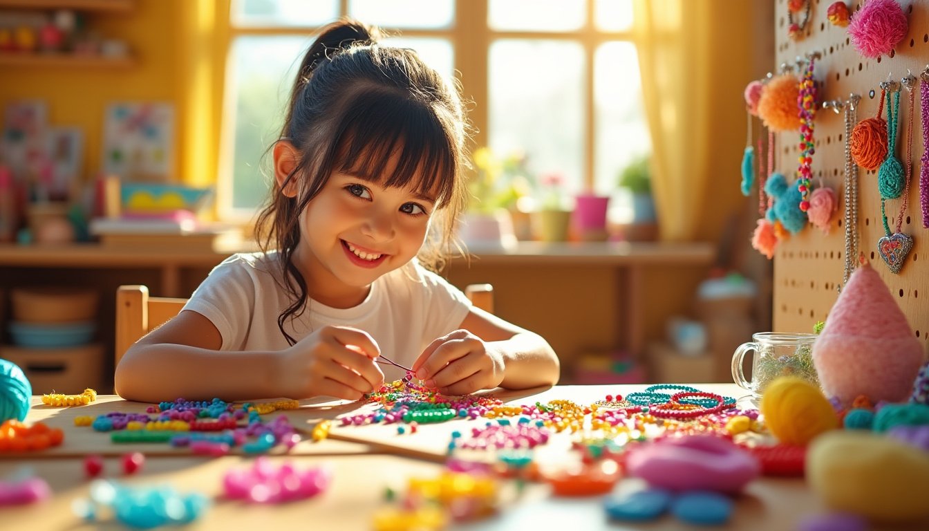 découvrez des idées créatives pour fabriquer des bijoux pour enfants à réaliser soi-même. apprenez à créer des pièces uniques et colorées qui feront briller les yeux des petits tout en stimulant leur imagination et leur créativité.