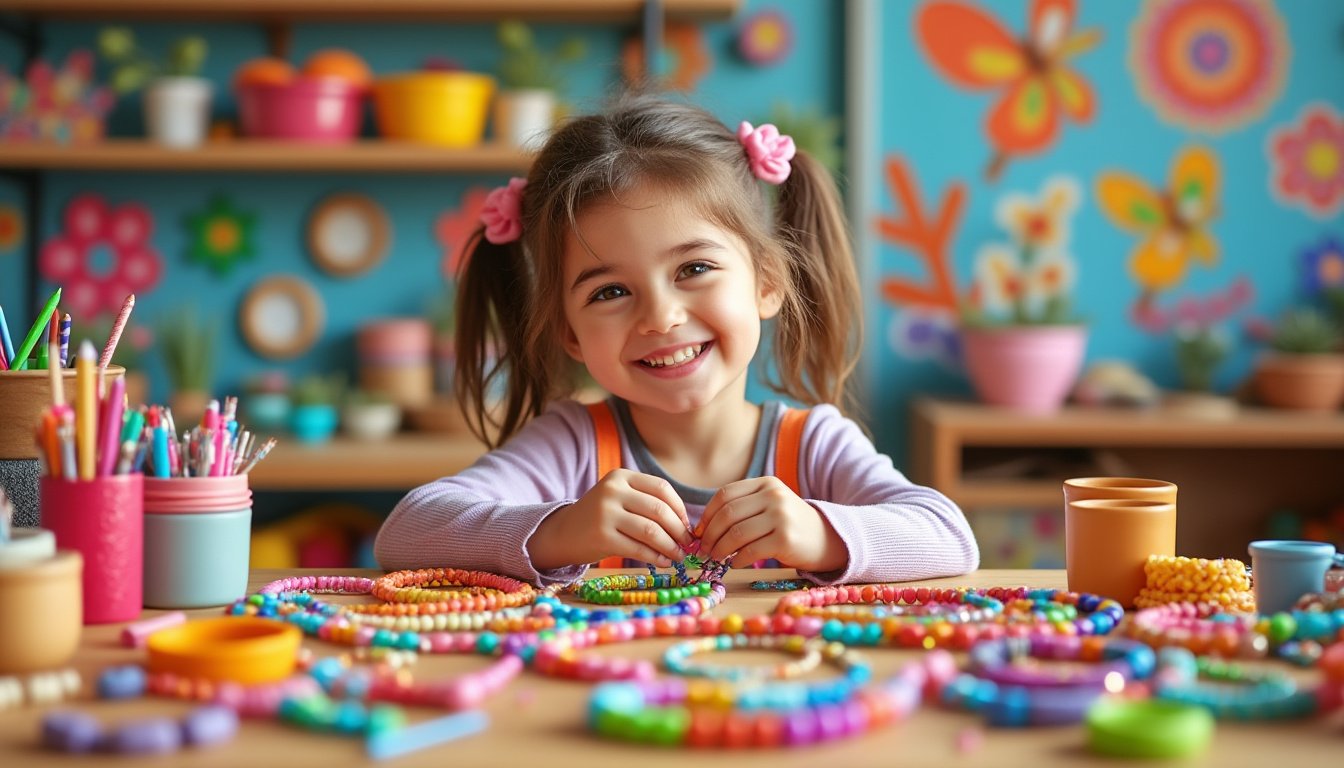 découvrez des idées créatives et amusantes pour fabriquer des bijoux pour enfants. ce guide vous propose des projets diy simples et ludiques à réaliser avec vos petits, stimulant leur imagination tout en développant leur dextérité. parfait pour des activités manuelles enrichissantes en famille!