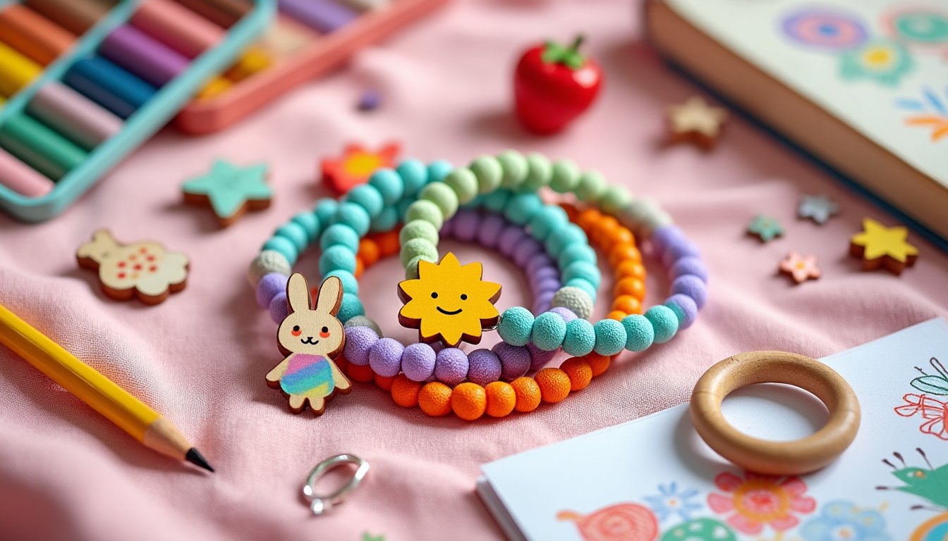 découvrez notre collection de bijoux fait main pour enfants, conçus pour stimuler leur créativité et exprimer leur personnalité. des pièces uniques et colorées qui permettent à chaque enfant de briller et de s'amuser tout en développant leur imagination.