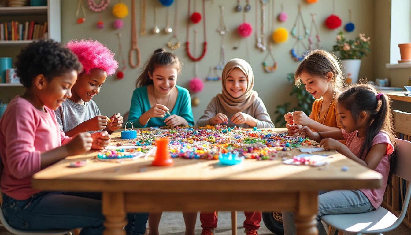 découvrez des projets diy amusants pour créer des bijoux avec vos enfants ! stimulez leur créativité et passez des moments inoubliables en réalisant ensemble de magnifiques accessoires. parfaits pour des activités ludiques et enrichissantes.