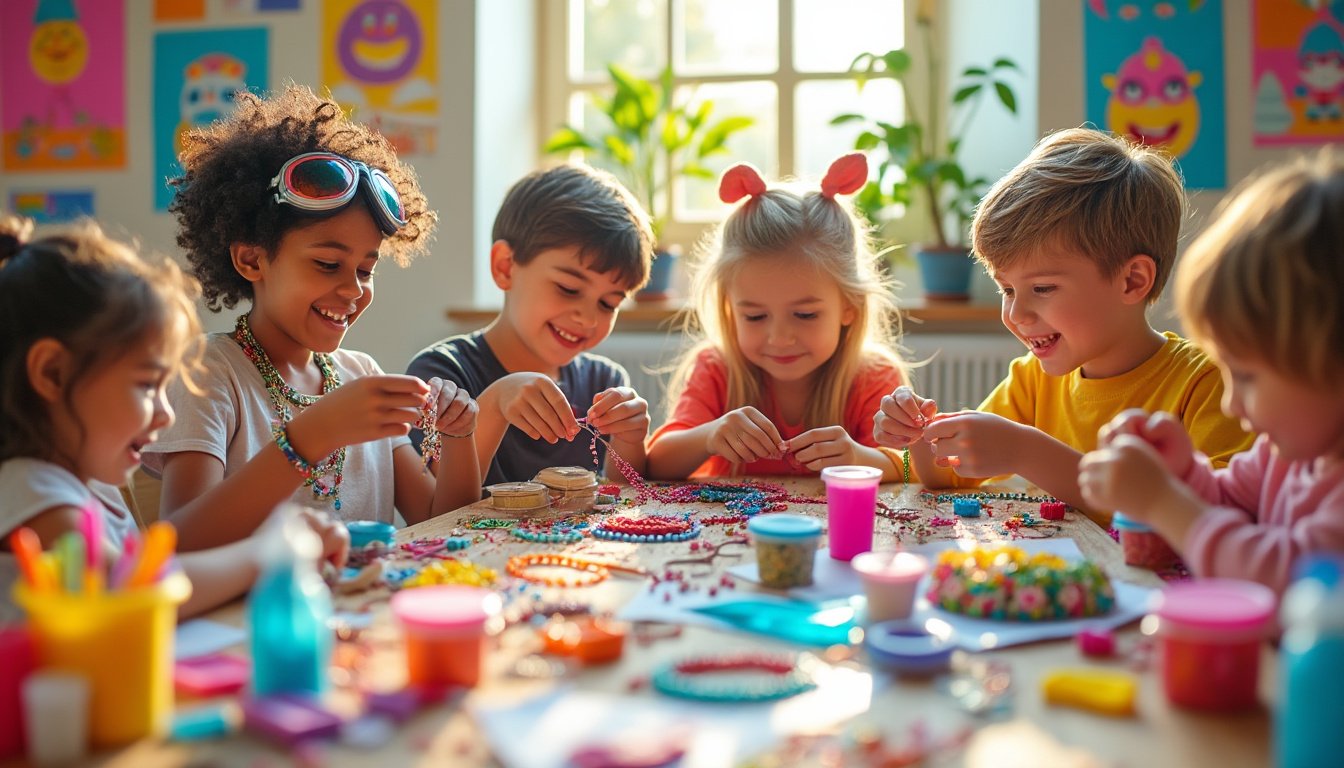 découvrez l'univers captivant de la bijouterie diy, où les petits peuvent exprimer leur créativité tout en s'amusant. apprenez à créer des bijoux uniques et colorés grâce à des techniques simples et des matériaux adaptés aux enfants. un atelier ludique pour éveiller les talents artistiques de vos petits en toute sécurité.