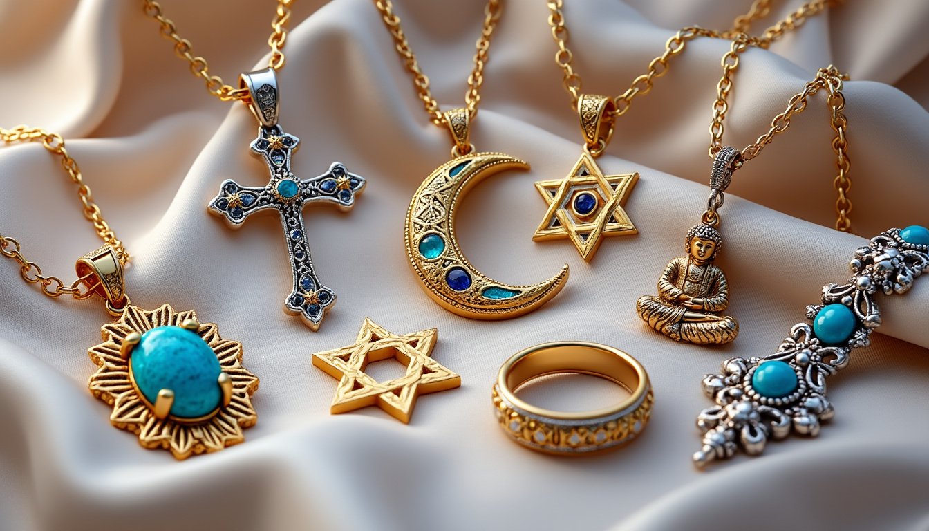 découvrez l'univers fascinant des bijoux et leurs significations religieuses. cet article explore les symboles associés aux bijoux à travers différentes cultures et croyances, offrant un éclairage sur l'importance spirituelle et historique de ces ornements. apprenez ce que vous devez savoir pour mieux comprendre leur rôle et leur portée dans le monde moderne.